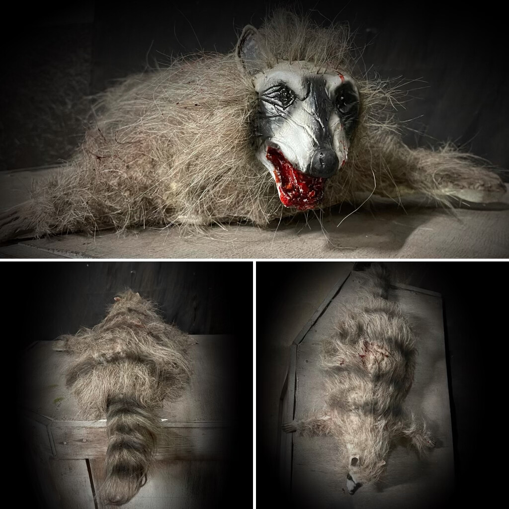 Dead Raccoon - With Sprayer