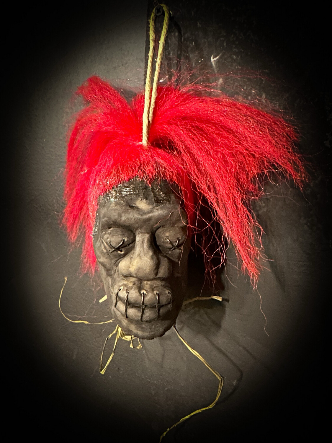 Shrunken Head - With Red Hair