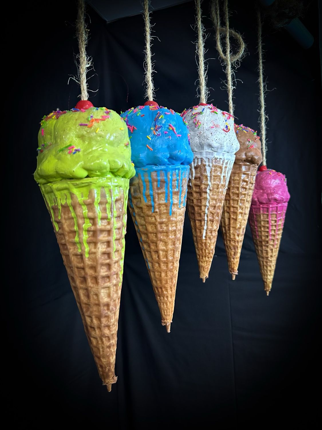 Hanging Ice Cream Cone