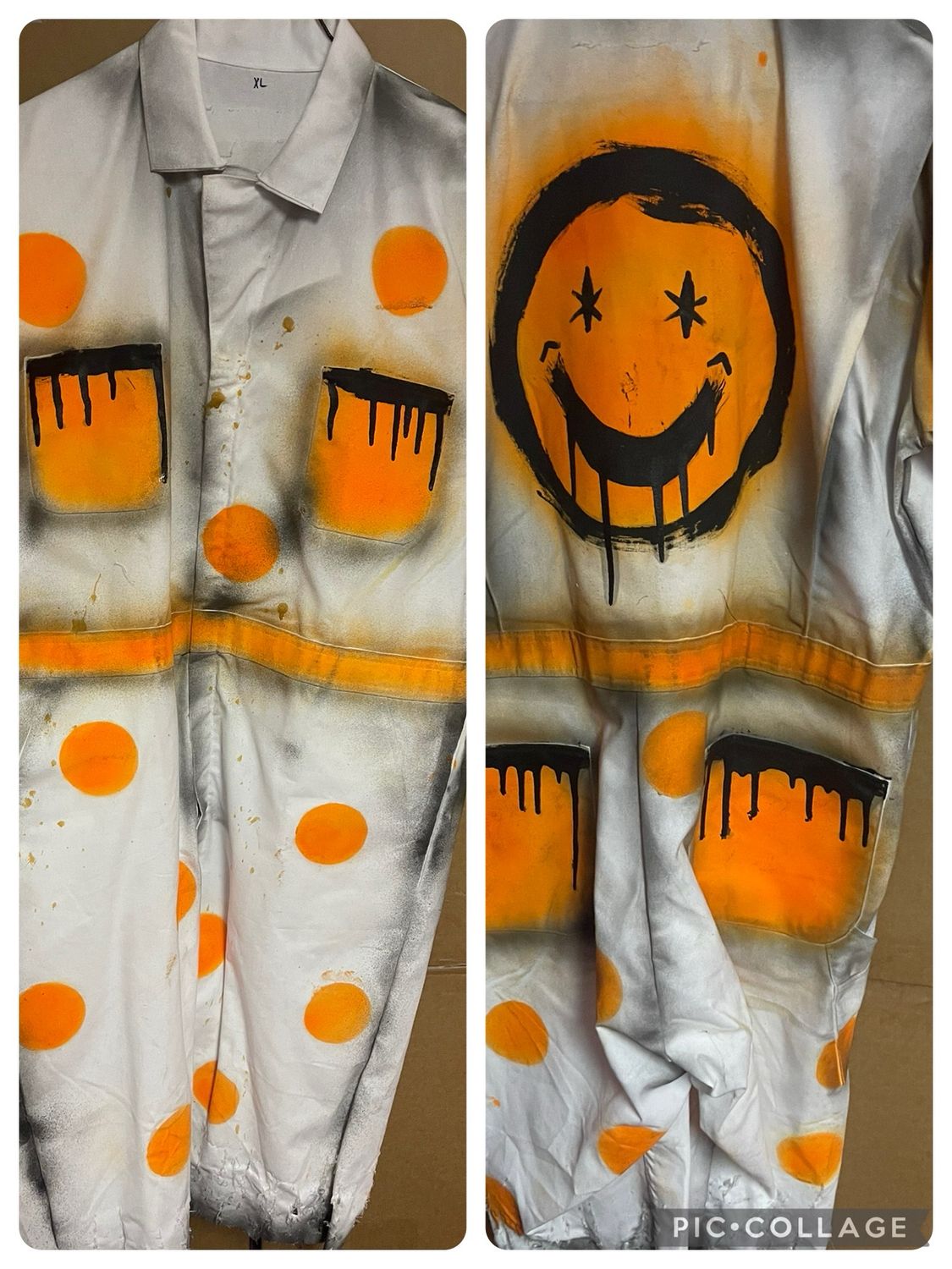 XL Orange Toxic Clown
