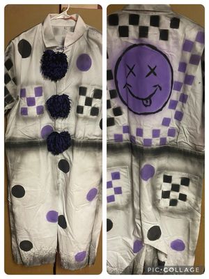 XL Purple/Blk Crazy Clown