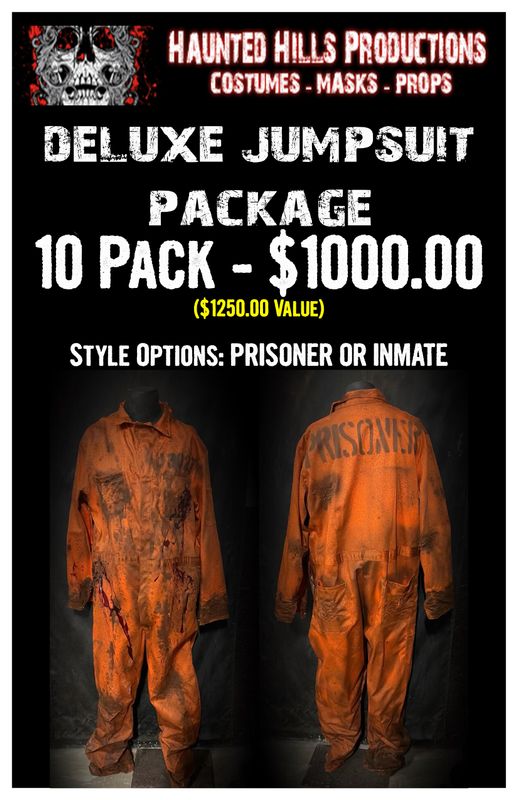 10 Deluxe Jumpsuit Package