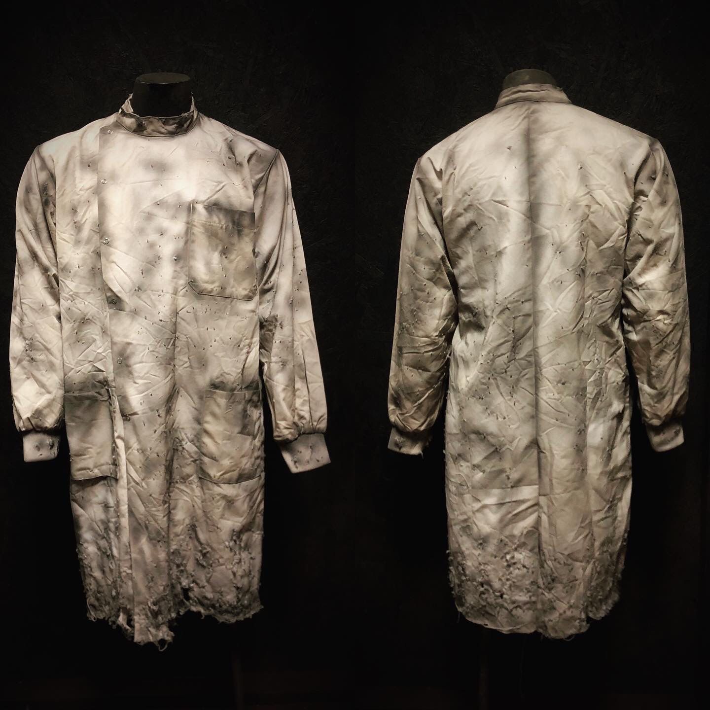 Large Surgical Coat with Blood Splatter