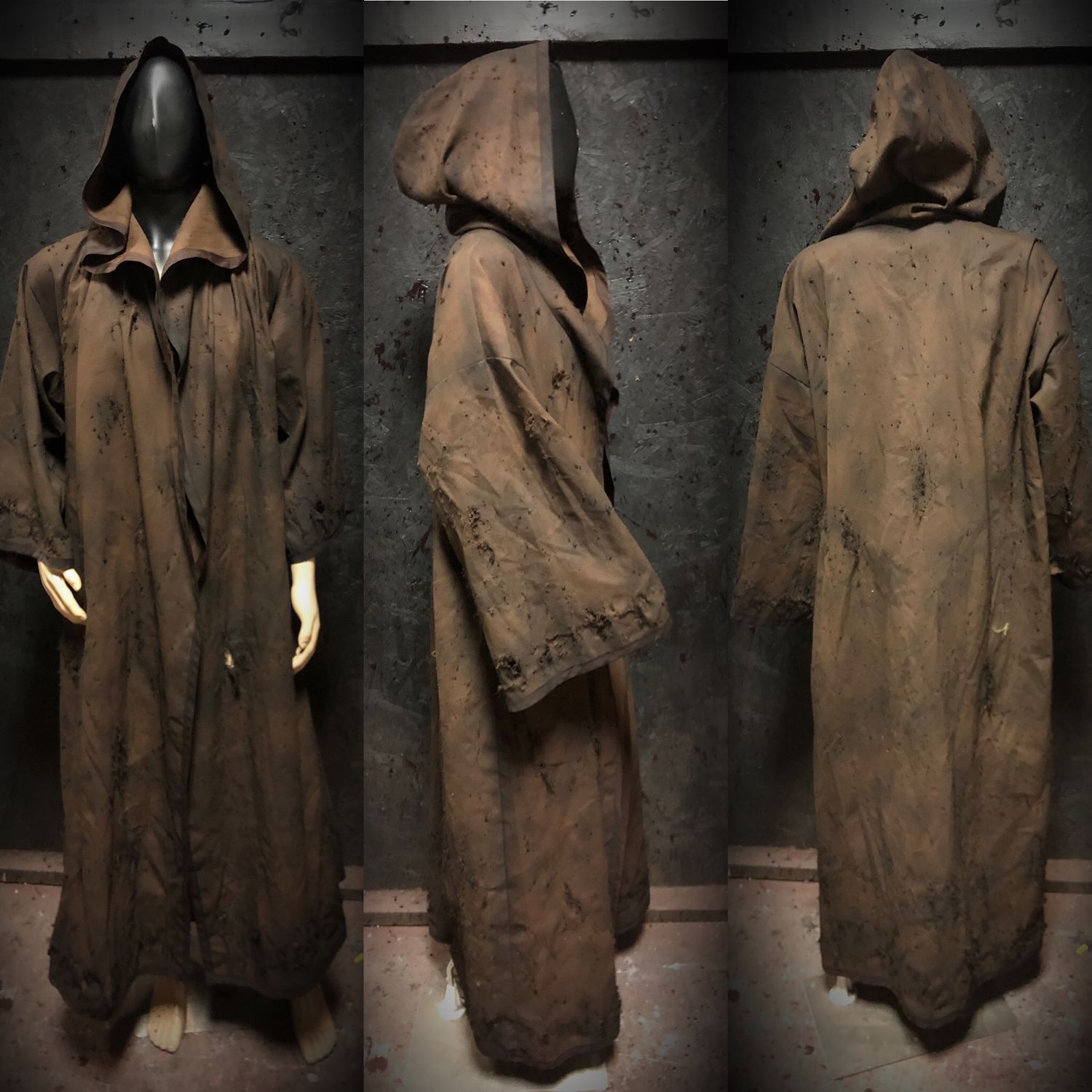 Large Brown Krampus Robe W/Belt