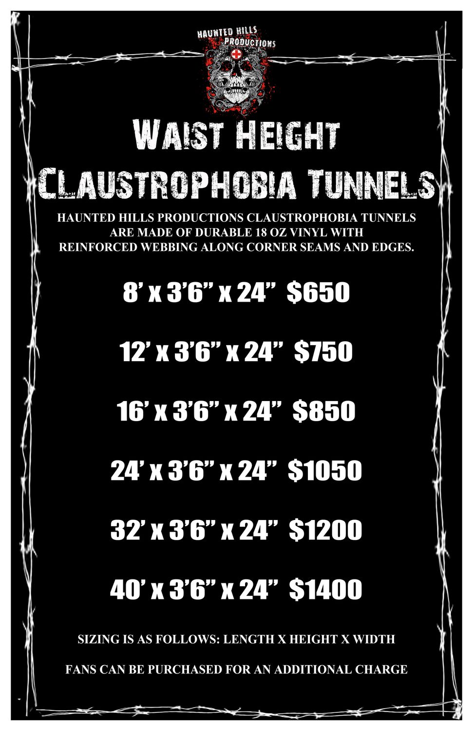 Waist Height Claustrophobia Tunnel