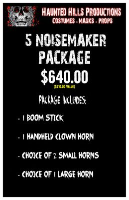 5-Noisemaker Package