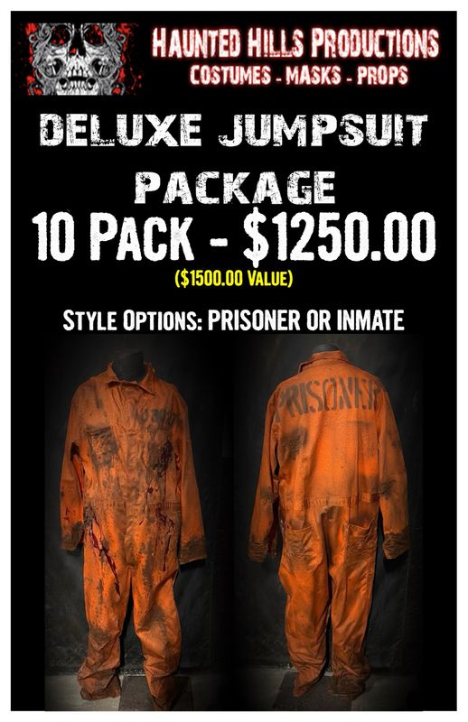 10 Deluxe Jumpsuit Package