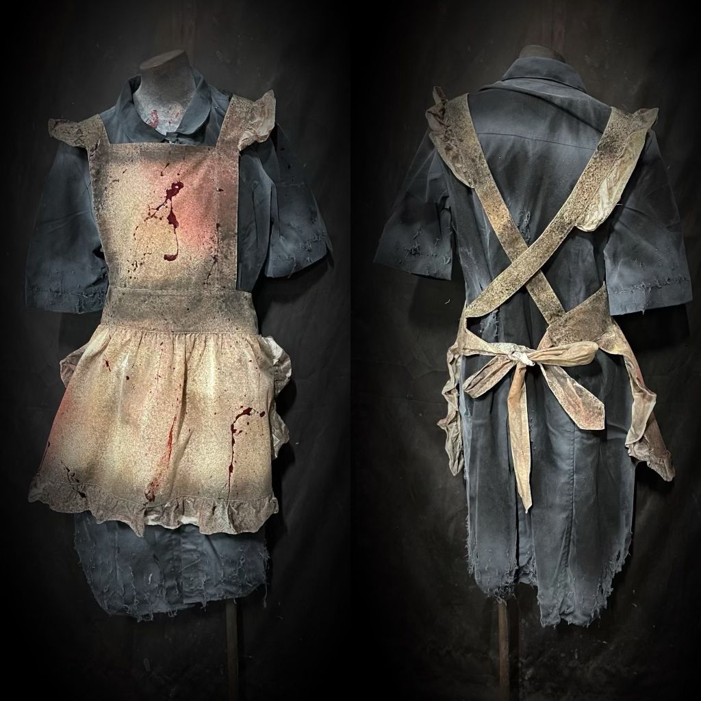 Maid Costume w/Apron - Size Medium