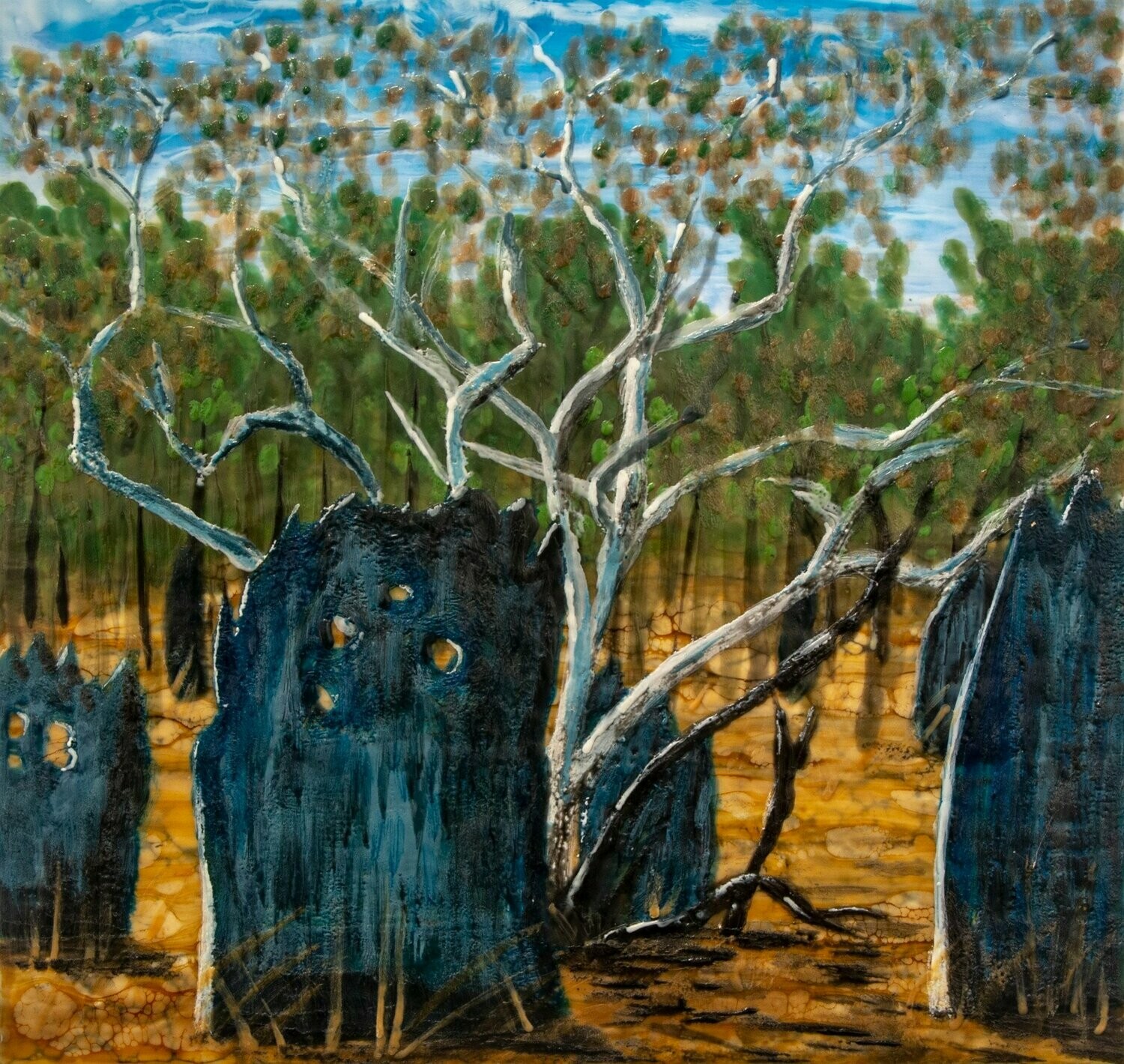 Magnetic Termite Mounds near Wagait Beach NT