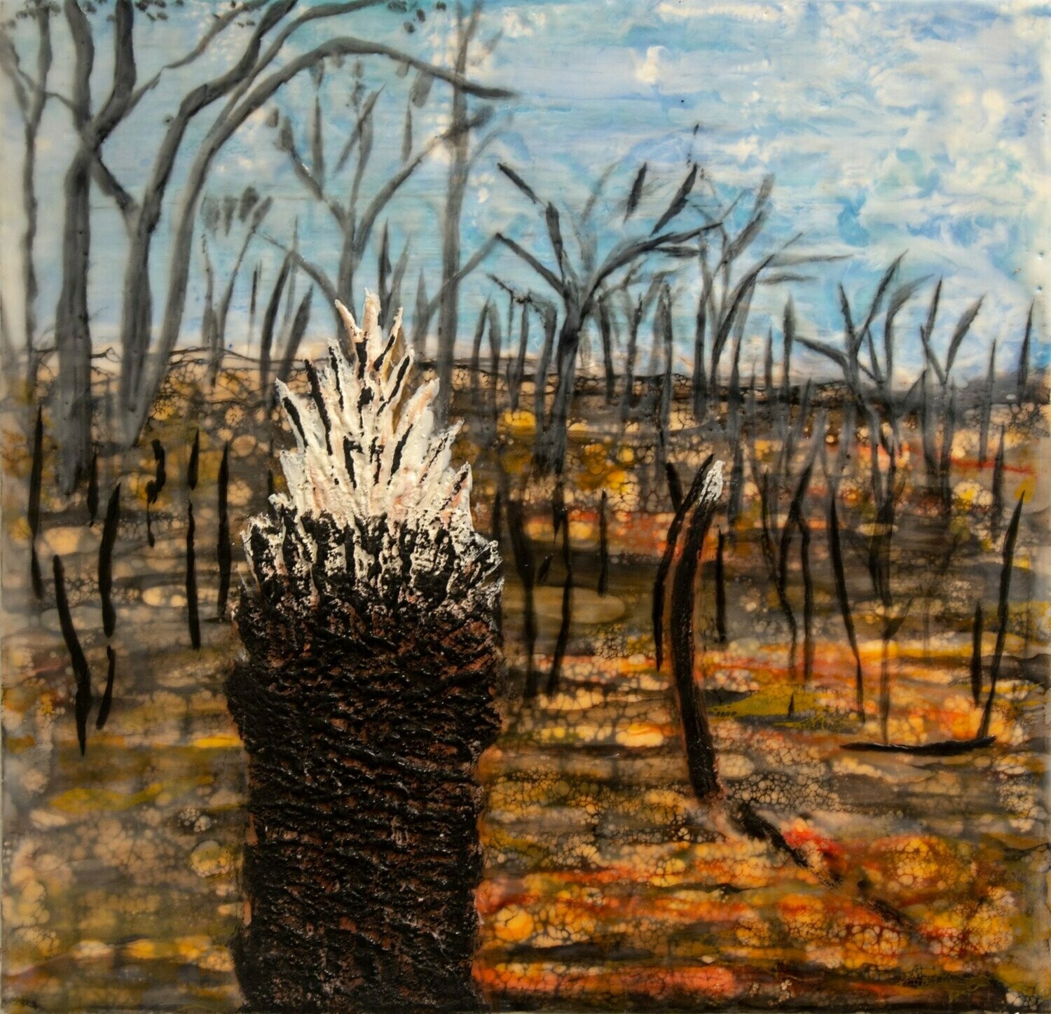 Magnetic termite mounds