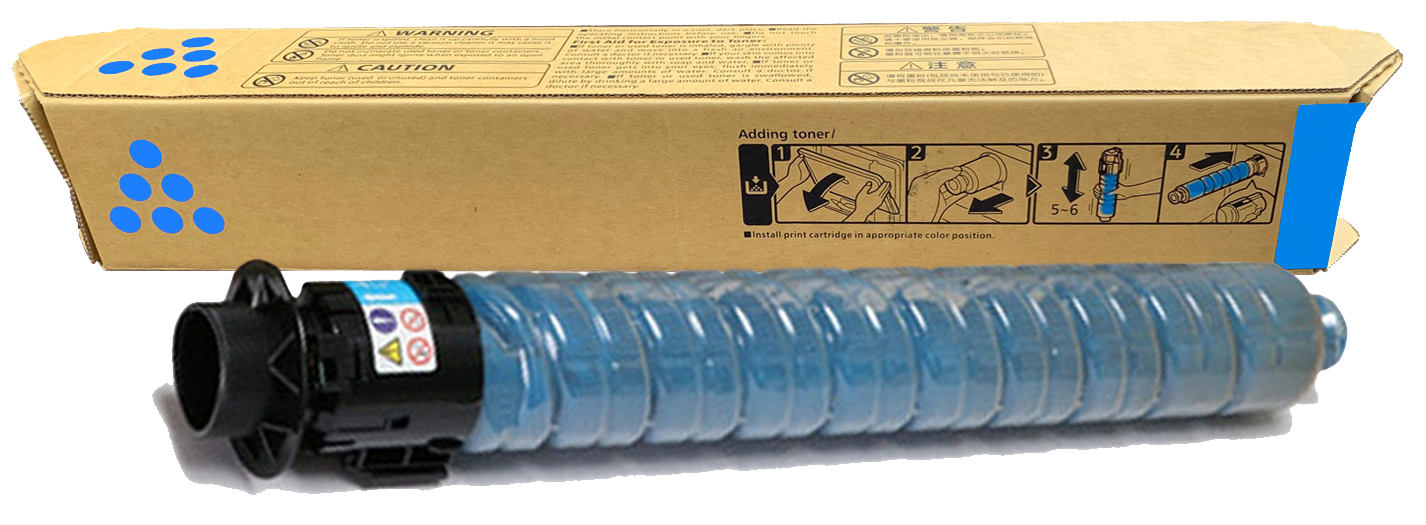 Cyan Toner for Ricoh AFICIO MP C2004, C2504, C2003, C2503 Cyan Toner for Ricoh AFICIO MP C2004, C2504, C2003, C2503
