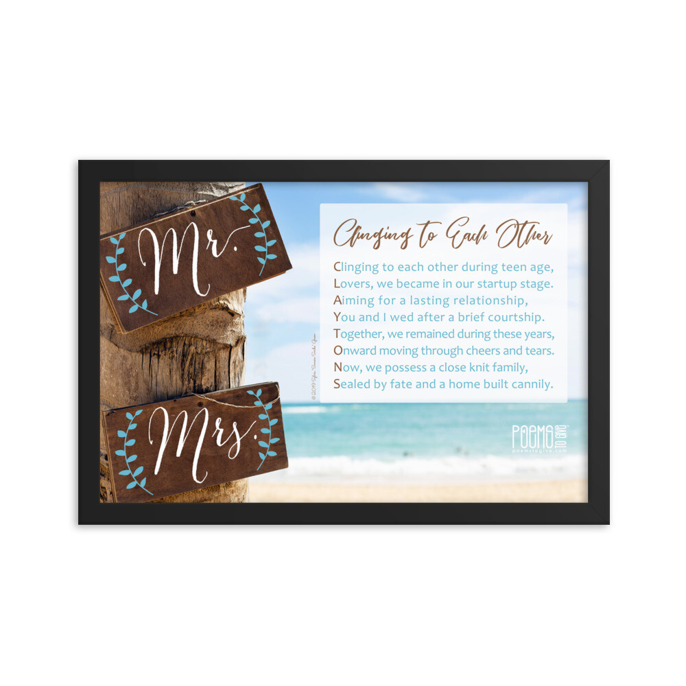 Anniversary Custom Poem Gift