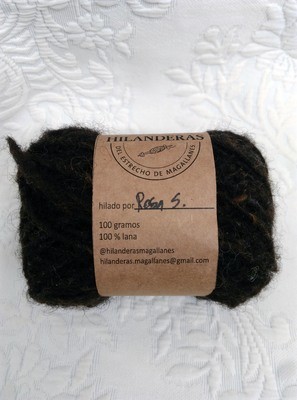Lana de oveja Negro Natural (100 gr)
