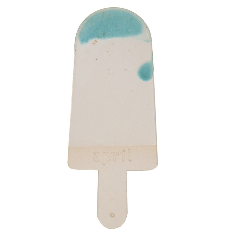 HOLA! Turquoise/glans wit
