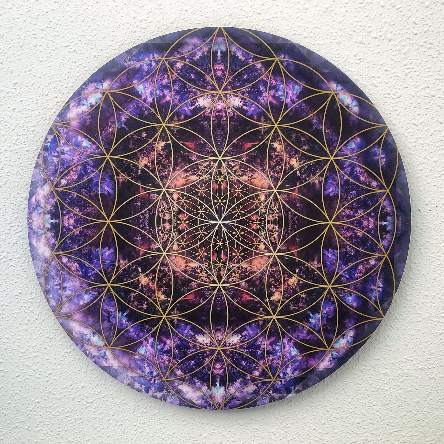 Burbuja Flor de la Vida Violeta - 50cm