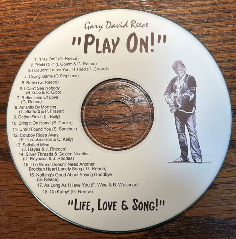 CD/Album "Play On" - Gary David Reece