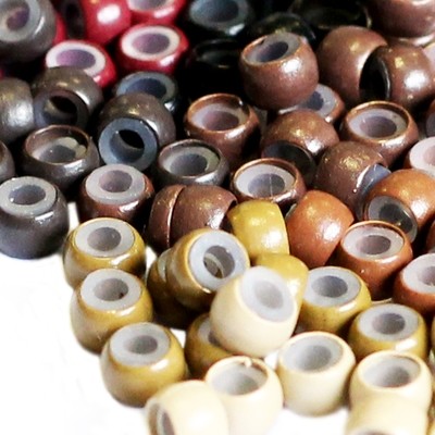 Small Silicon lined Beads