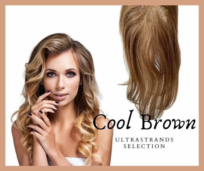 Clip N Go - Hair Topper  Cool Brown