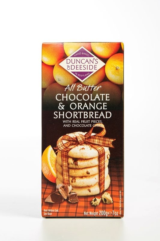 All Butter Chocolate & Orange Shortbread 200g