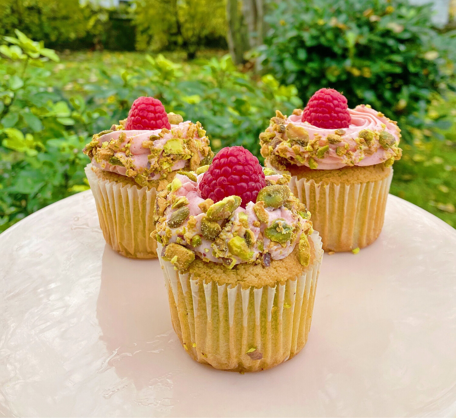 Pistachio And Raspberry