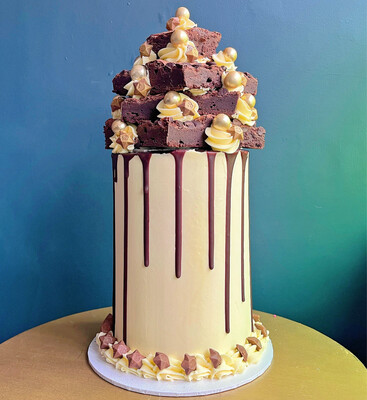 Brownie Stacked Cake