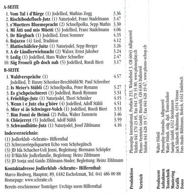 MC Jodlerklub Schratte Hilfernthal