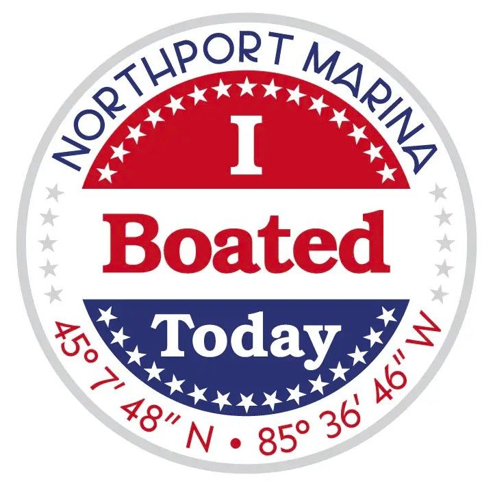I Boated Today Sticker