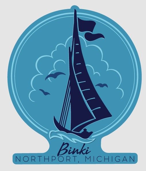 Binki Boat Sticker