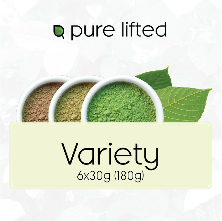 6x30g Kratom Variety Pack (180g Powder)
