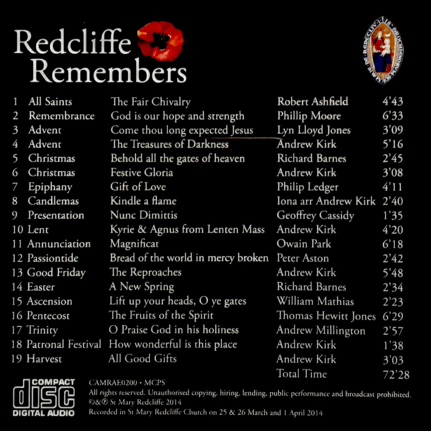 Redcliffe Remembered - Audio CD