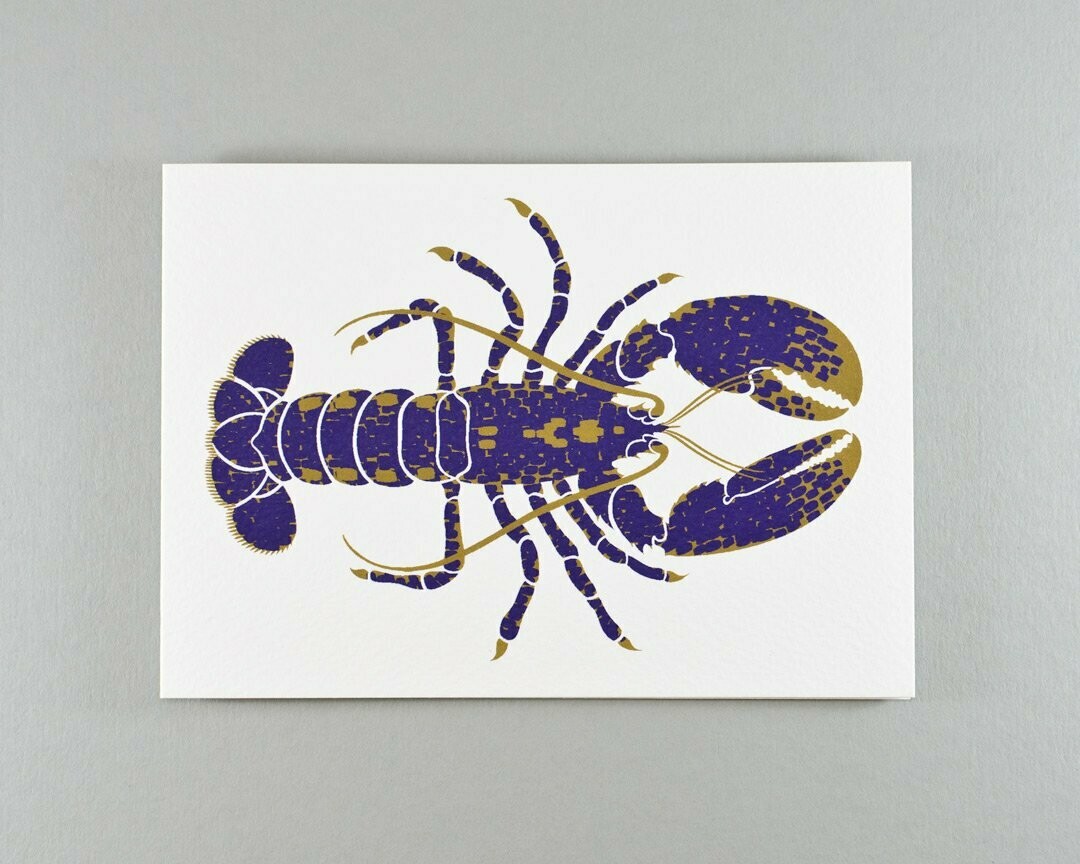 Lobster greeting card