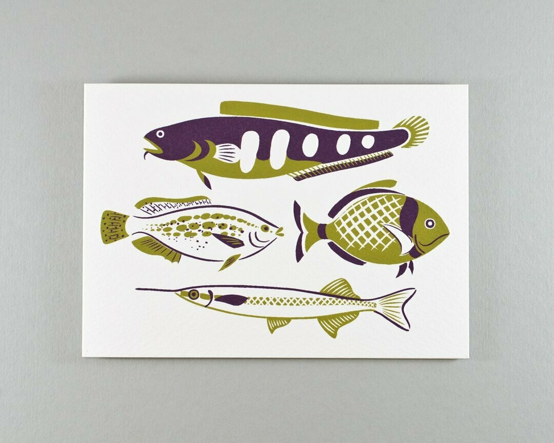 British fish greeting card (series 2)