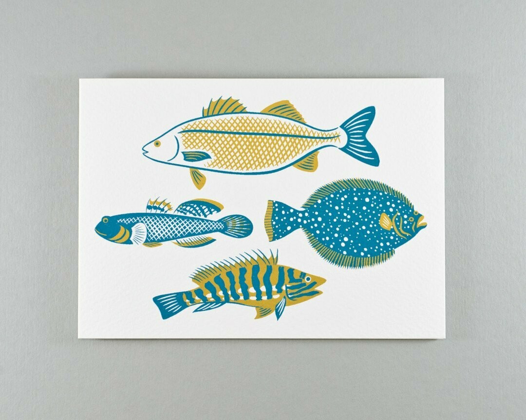 British fish greeting card (series 1)