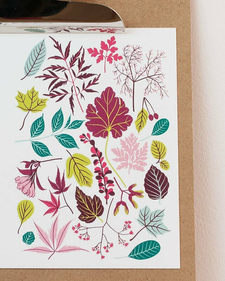 Summer walk  greeting card