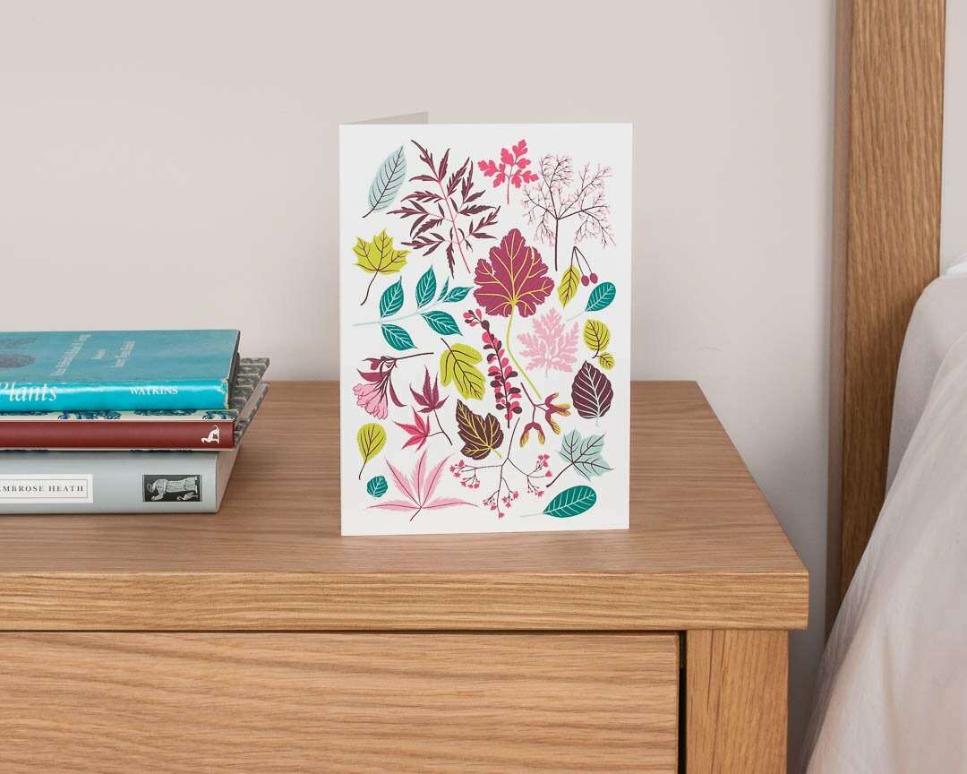 Summer walk  greeting card