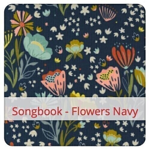 Korb - Songbook - Flowers Navy
