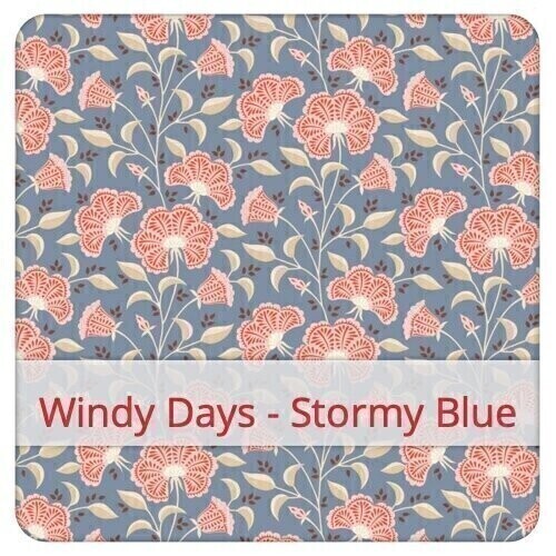 Oven Mitts - Windy Days - Stormy Blue