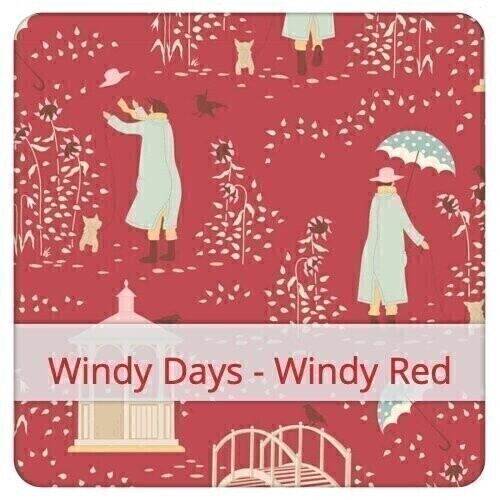 Baguette Bag - Windy Days - Windy Red