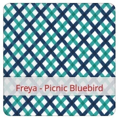 Oven Mitts - Freya - Picnic Bluebird
