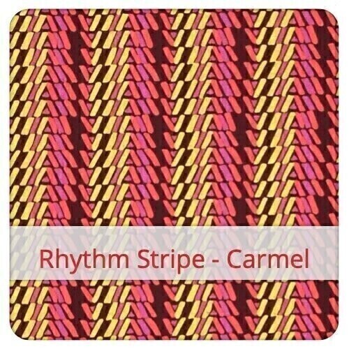 Bread Bag - Rhythm Stripe - Carmel