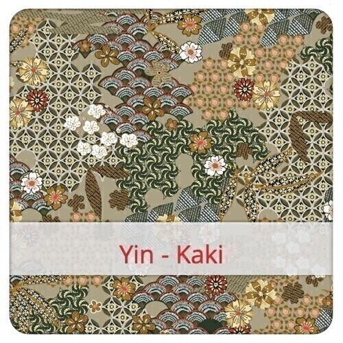 Furoshiki 44x44 - Yin - Kaki