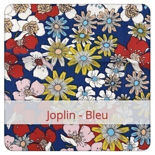 Furoshiki 24x24 - Joplin - Bleu