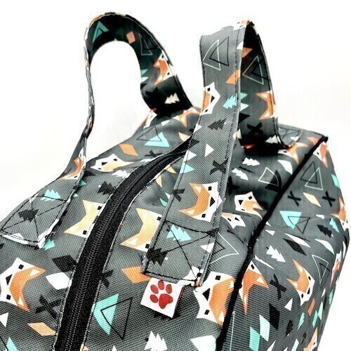 Wash Bag - Geometric Fox