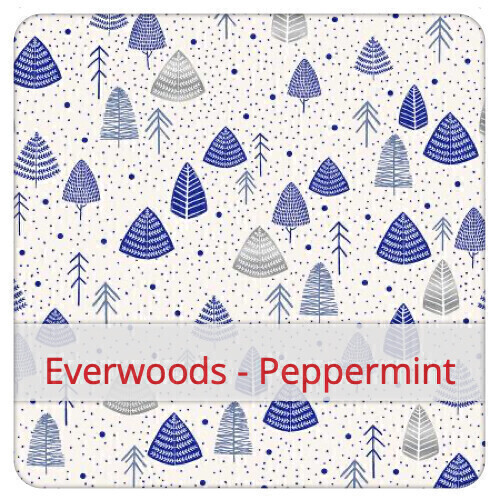 Furoshiki 44x44 - Everwoods - Peppermint