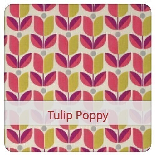 Large Bread Bag - Tulip Poppy