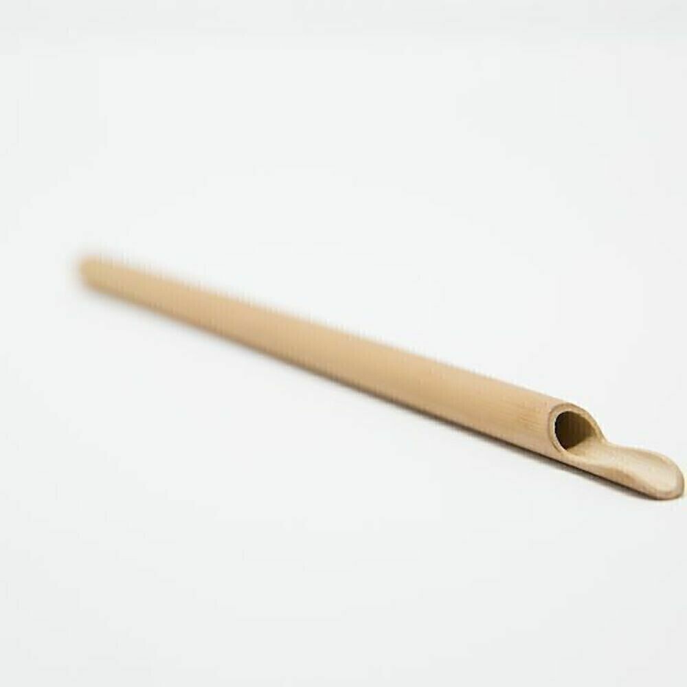 Bamboo Drinking Straw: 20cm Spoon
