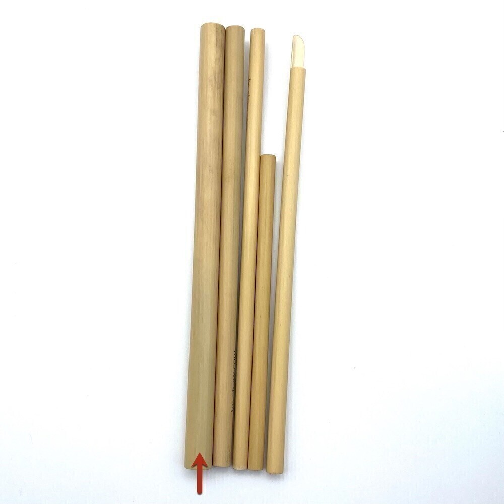 Bambusstrohhalme - 20cm Breit