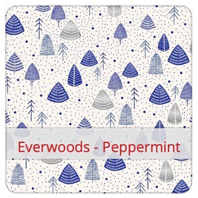 Furoshiki 32x32 - Everwoods - Peppermint Furoshiki 32x32 - Everwoods - Peppermint