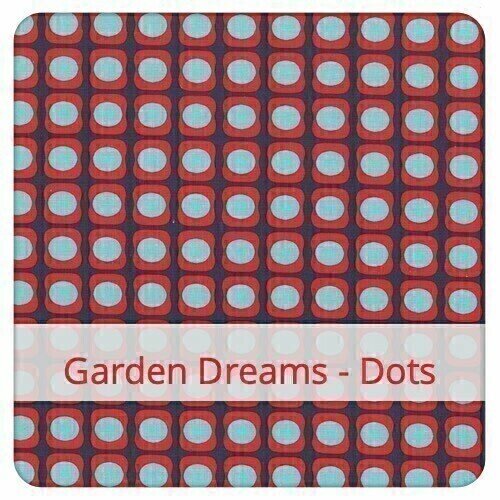 Large Bread Bag - Garden Dreams - Dots
