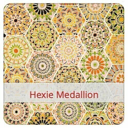 Baguette Bag - Hexie Medallion